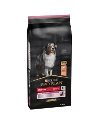 Purina Pro Plan Cane Adult Medium Sensitive Skin OptiDerma Salmone e Riso da kg 14 (€ 2,88 / kg)